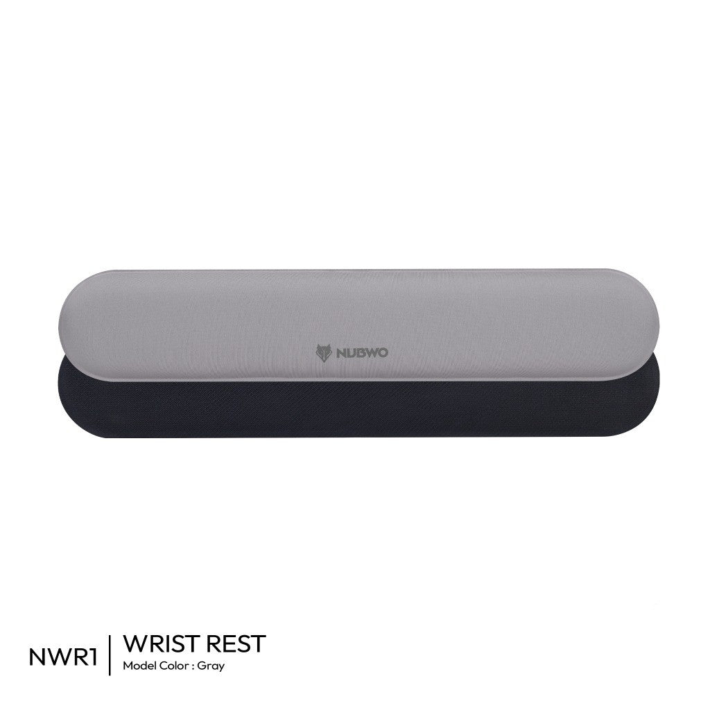 NUBWO NWR1 WRIST REST แผ่นรองข้อมือ ผลิตจากเมมโมรี่โฟม พร้อม ANTI-SLIP ป้องกันการลื่นไถล