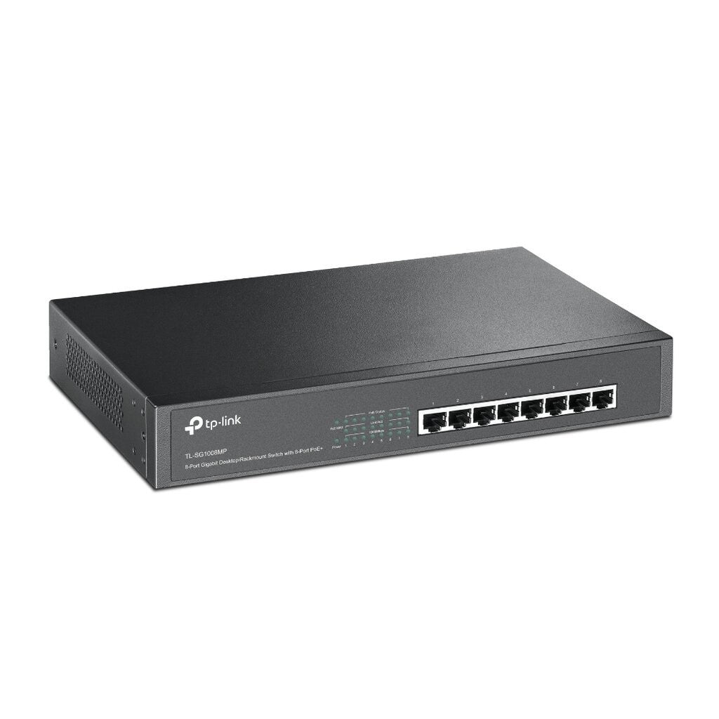 TP-LINK TL-SG1008MP 8-PORT GIGABIT DESKTOP/RACKMOUNT SWITCH WITH 8-PORT POE+