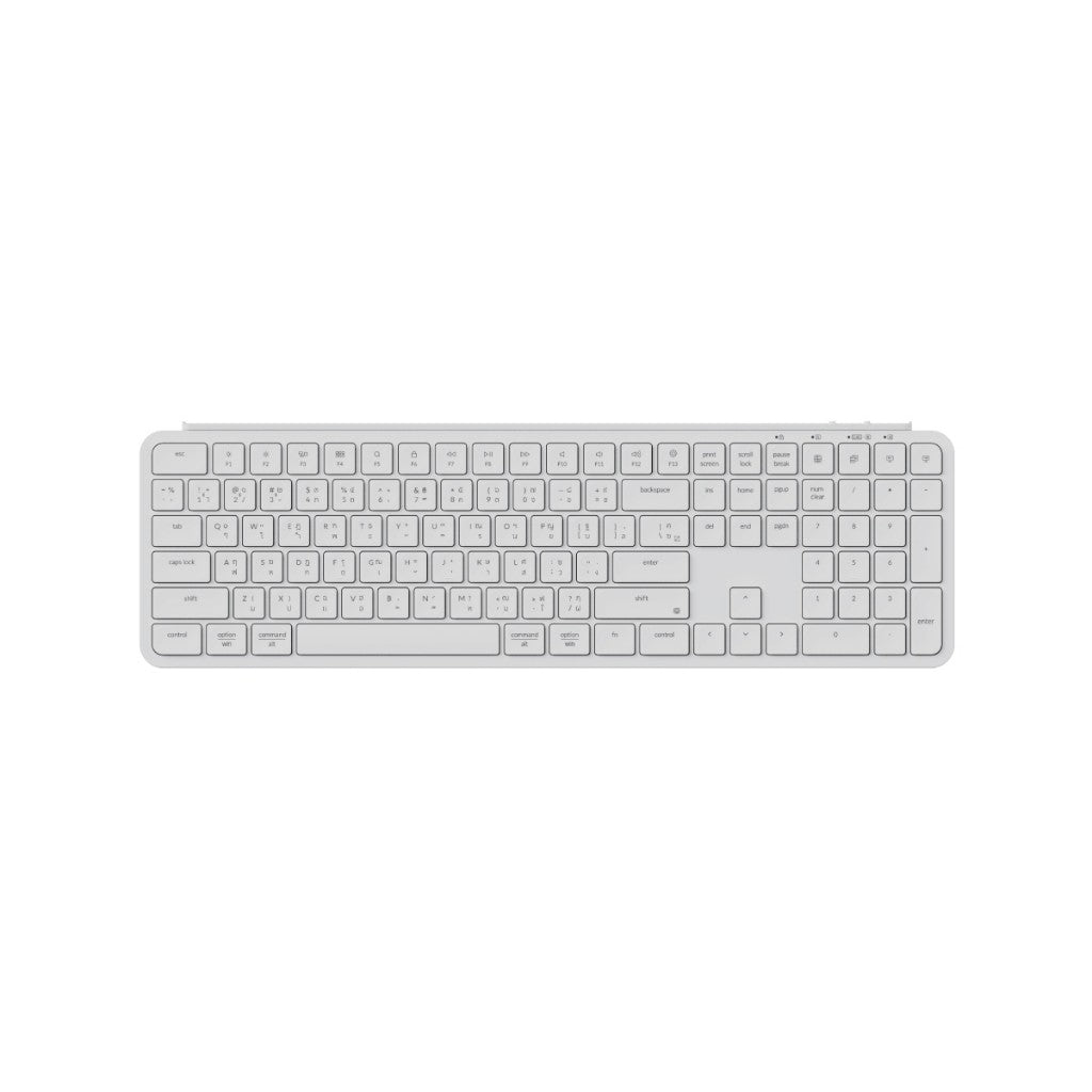 KEYCHRON B6 PRO ULTRA SLIM WIRELESS KEYBOARD 100% FULL SIZED คีย์บอร์ดไร้สาย บางพิเศษ คีย์ TH/EN
