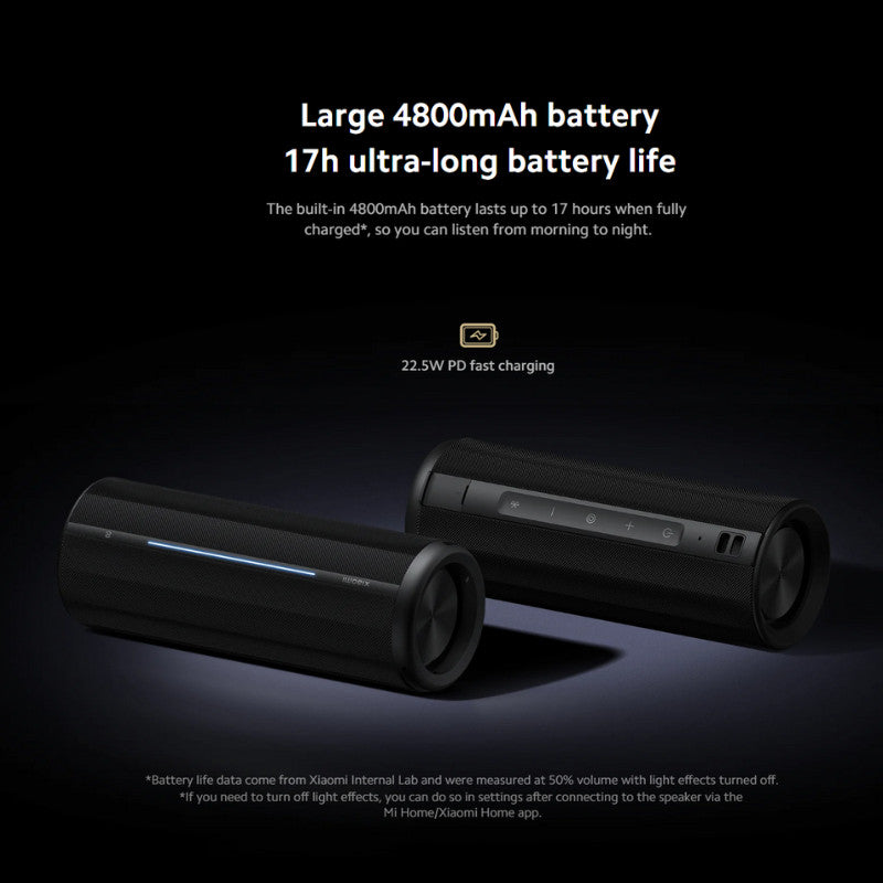 Xiaomi Bluetooth Speaker ลำโพงบลูทูธ 93dB 40W เสียงรอบตัว 360 องศา กันน้ำ ประกันศูนย์ 1 ปี