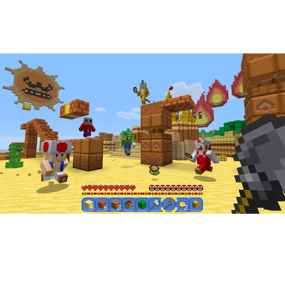 Nintendo Switch MINECRAFT : Super Mario Mash-Up ตลับเกมส์ แผ่นเกมส์ มือหนึ่ง รับประกันของแท้