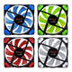 OKER G1228 SUPER AIRFORCE FAN LED พัดลมระบายความร้อน มีไฟ ทำงานเงียบไม่มีเสียงรบกวน