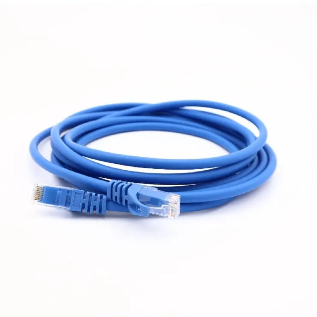 สาย LAN CAT 5E สายแลนเข้าหัวสำเร็จรูป ยาว 40 เมตร สีฟ้า