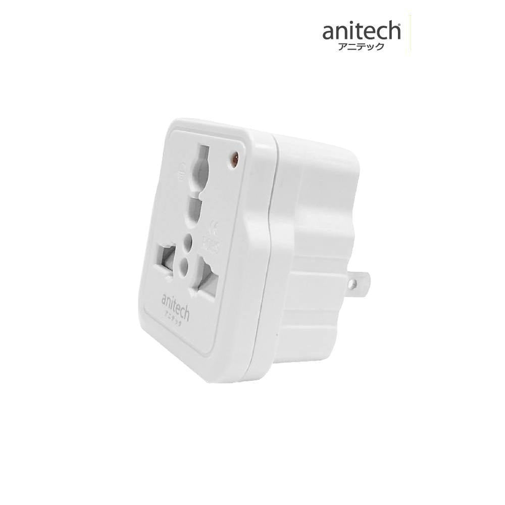ANITECH H116 แอนิเทค ปลั๊กไฟ 1 ช่อง หัวแปลงปลั๊ก
