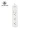 ANITECH H333-WH 3 ปลั๊กไฟ ช่อง 1 สวิตช์ สายไฟยาว 3 เมตร มาตรฐาน มอก. รับประกัน 2 ปี