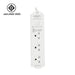 ANITECH H333-WH 3 ปลั๊กไฟ ช่อง 1 สวิตช์ สายไฟยาว 3 เมตร มาตรฐาน มอก. รับประกัน 2 ปี
