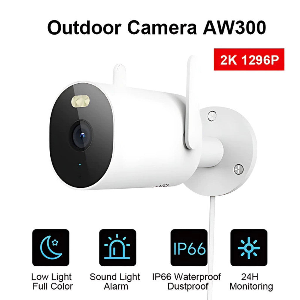 XIAOMI SMART OUTDOOR CAMERA AW300 กล้องวงจรปิดภายนอก กันน้ำ กันฝุ่น ประกันศูนย์ไทย 1 ปี