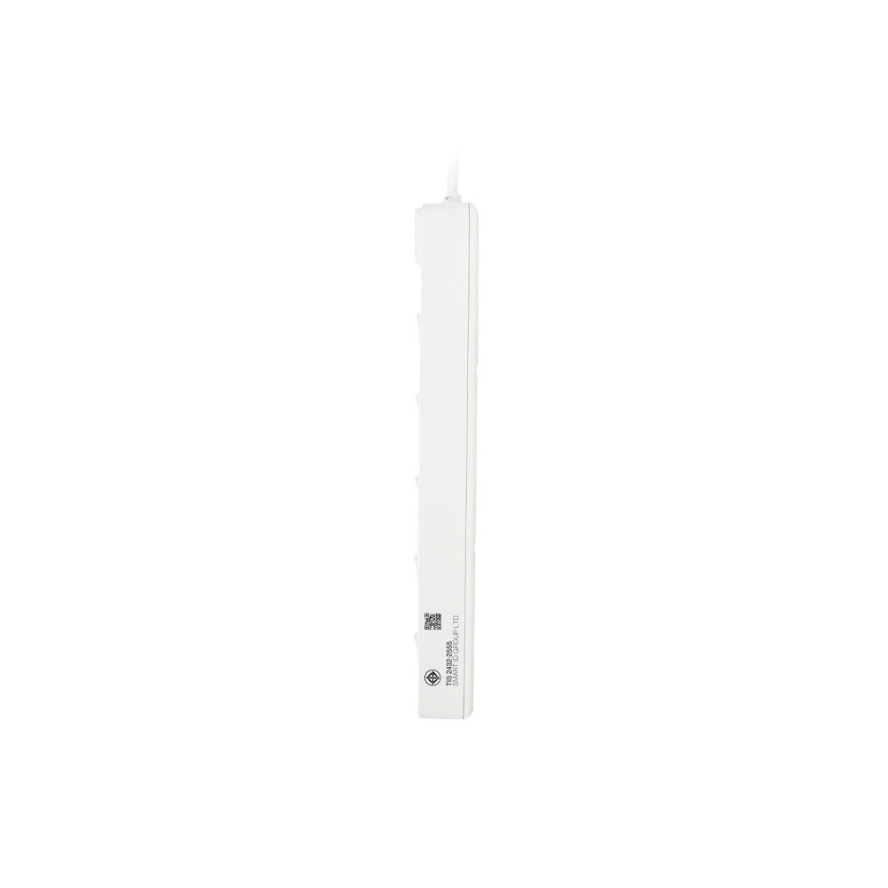 ANITECH H2153-WH  ปลั๊กไฟ 5 ช่อง 5 สวิตช์ สายไฟยาว 3 เมตร 2200W