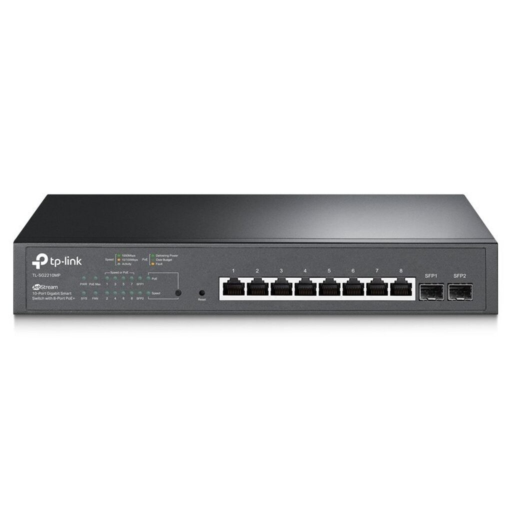 TP-LINK SG2210MP Omada 10-Port Gigabit Smart Switch with 8-Port PoE+ (TL-SG2210MP) รับประกันศูนย์ไทย