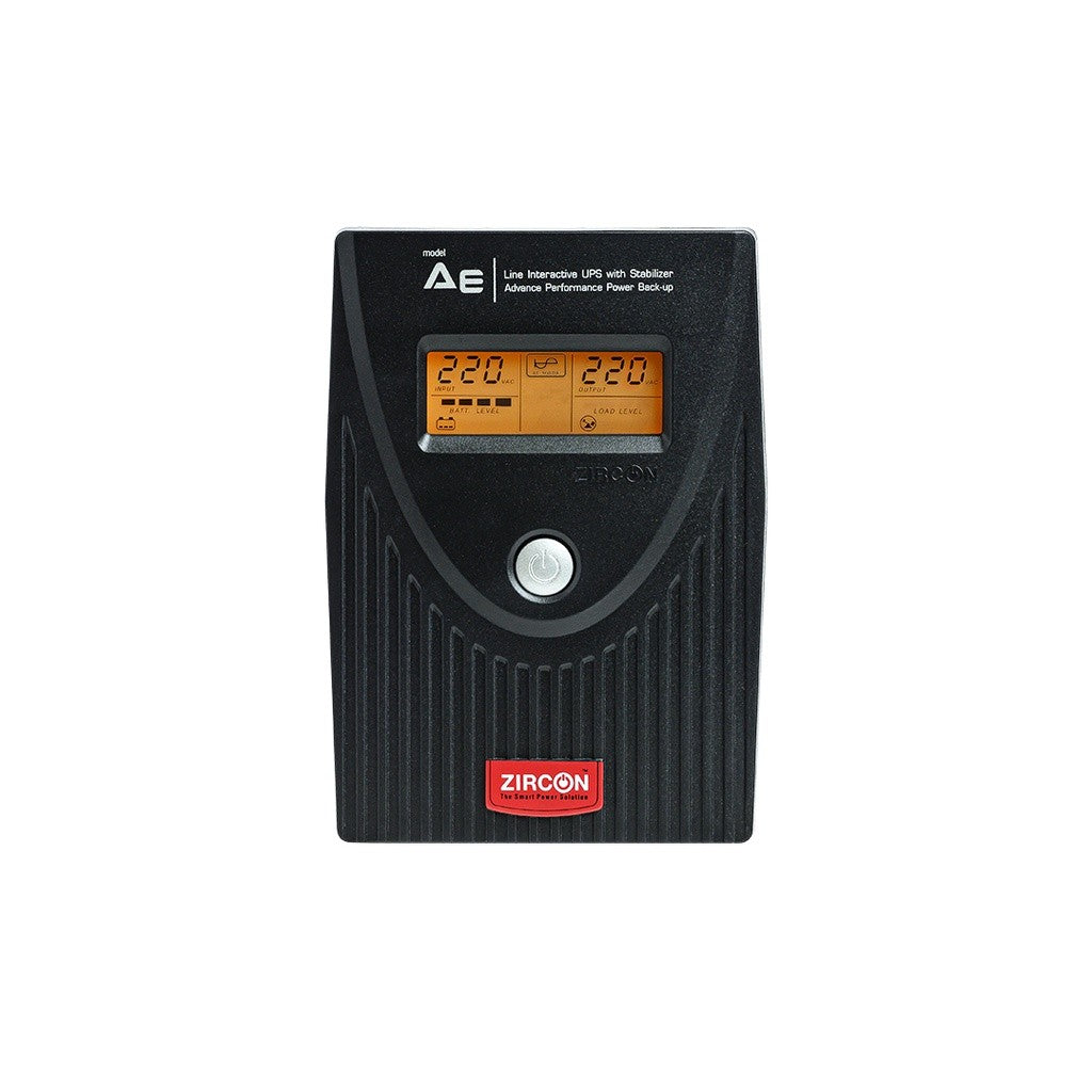 ZIRCON AE 1000VA/550W UPS เครื่องสำรองไฟฟ้า รับประกัน 2 ปี