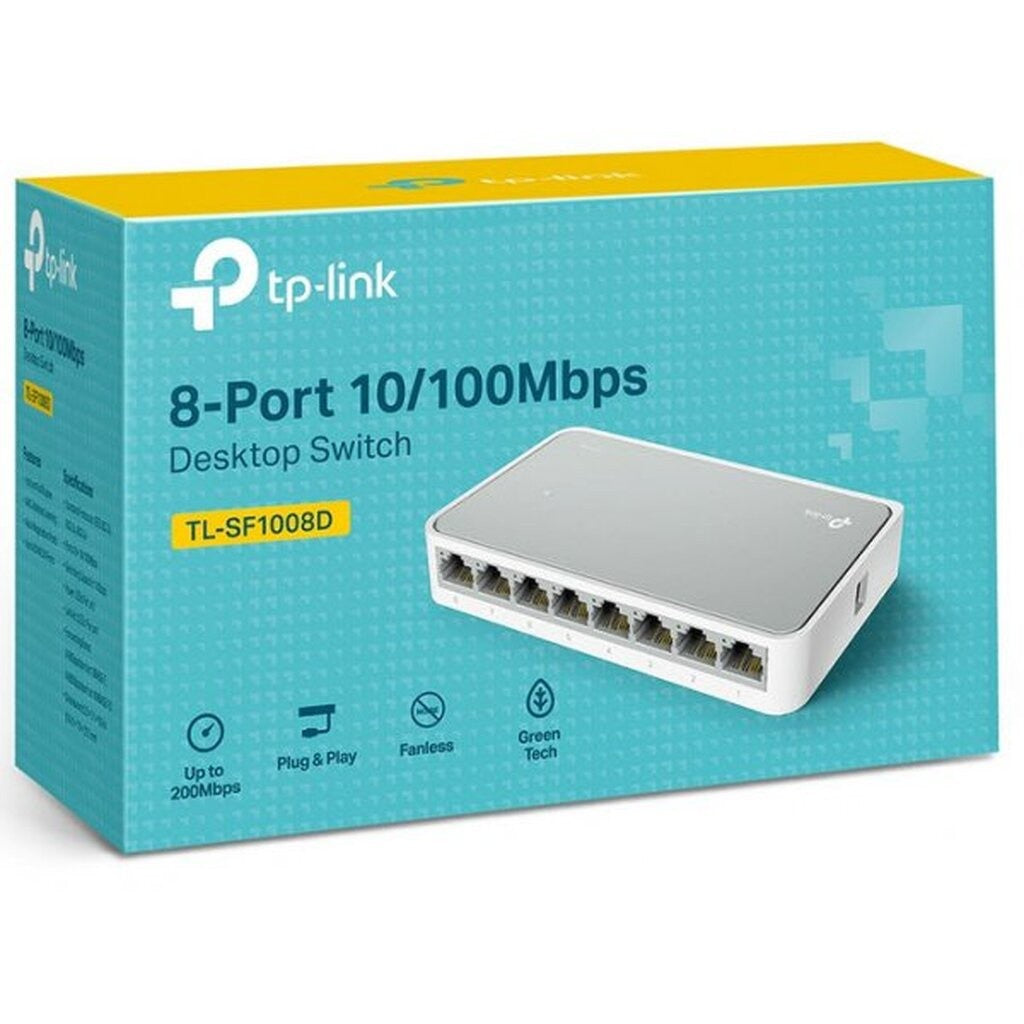 TP-LINK TL-SF1008D SWITCH HUB สวิตซ์ฮับ 8 PORTS FAST PORT