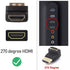 หัวแปลง HDMI รูปตัว L หัวงอ 90° ง่ายต่อการต่อสายในที่แคบ ADAPTER HDMI