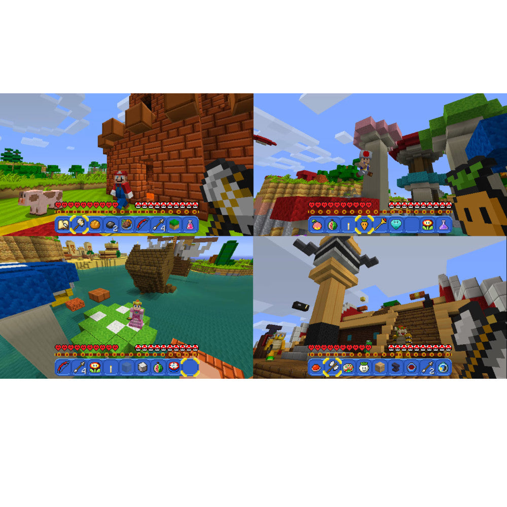 Nintendo Switch MINECRAFT : Super Mario Mash-Up ตลับเกมส์ แผ่นเกมส์ มือหนึ่ง รับประกันของแท้