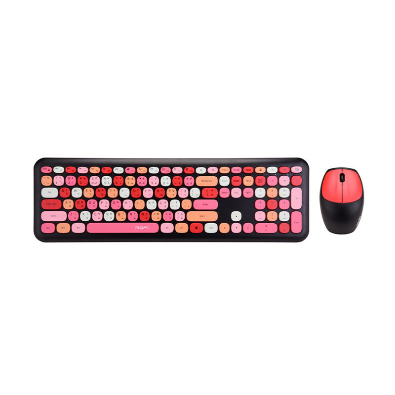 MOFII LOLLIPOP SILENT WIRELESS COMBO SET MIXED PURPLE/BLACK