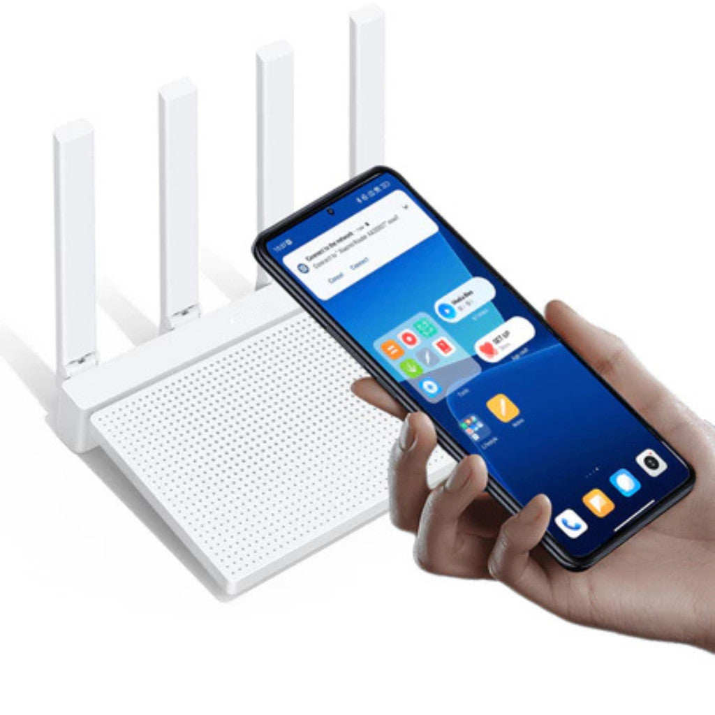 XIAOMI AX3000T ROUTER เราเตอร์ Wi-Fi 6  ความเร็วไร้สาย 3000Mbps การเชื่อมต่อ NFC รองรับเทคโนโลยี Xtra Range