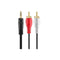 NAVA IT สาย AUX 3.5MM TO RCA สาย AUDIO 1 ออก 3 CABLE 1.5/3/5/10/15/20 เมตร ประกัน 1 ปี
