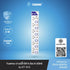 TOSHINO ET SERIES รางปลั๊กไฟ หลายตัวเลือก 3-6 ช่อง 2 USB สายยาว 3-5 เมตร รับประกัน 1 ปี