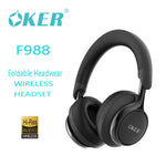 OKER F988 Bluetooth 5.4 Wireless Headset หูฟังบลูทูธ สีขาว/ดำ