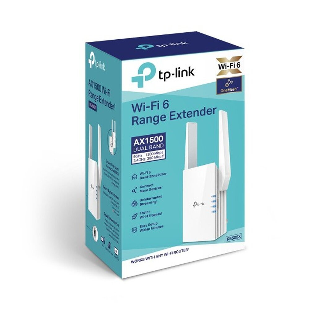 TP-LINK RE505X AX1500 WI-FI RANGE EXTENDER WIFI 6