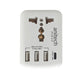 ANITECH H108UC Universal travel adapter 1ช่อง 3USB A + 1Type C