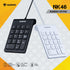 NUBWO NK46 NUMPAD คีย์บอร์ดแป้นตัวเลข แบบเสียบสายใช้งานได้เลย รับประกัน 1 ปี