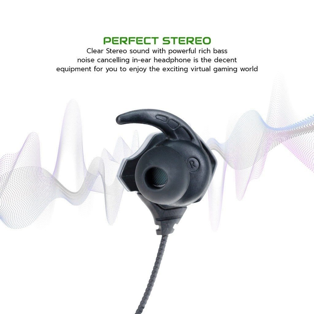 EGA TYPE E4 IN EAR EARPHONE GAMING หูฟังอินเอียร์ หูฟังเกมมิ่ง
