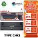 EGA TYPE CMK1 LAYOUT A RED SWITCH CUSTOM MECHANICAL GAMING KEYBOARD รับประกัน 2ปี