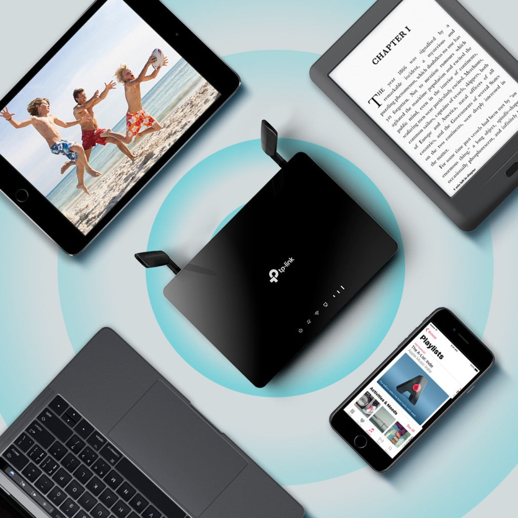 TP-LINK ARCHER MR402 เราเตอร์ใส่ซิม 4G LTE AC1200 WIRELESS DUAL BAND ROUTER ประกัน 3 ปี