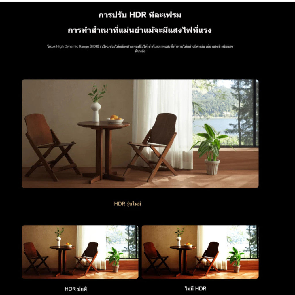 XIAOMI SMART CAMERA C700 กล้องวงจรปิด ภาพ 4K Ultra-HD ความละเอียดชัดพิเศษ 8MP ชิป AI เรือธง กล้องหมุนได้ 360 ํ