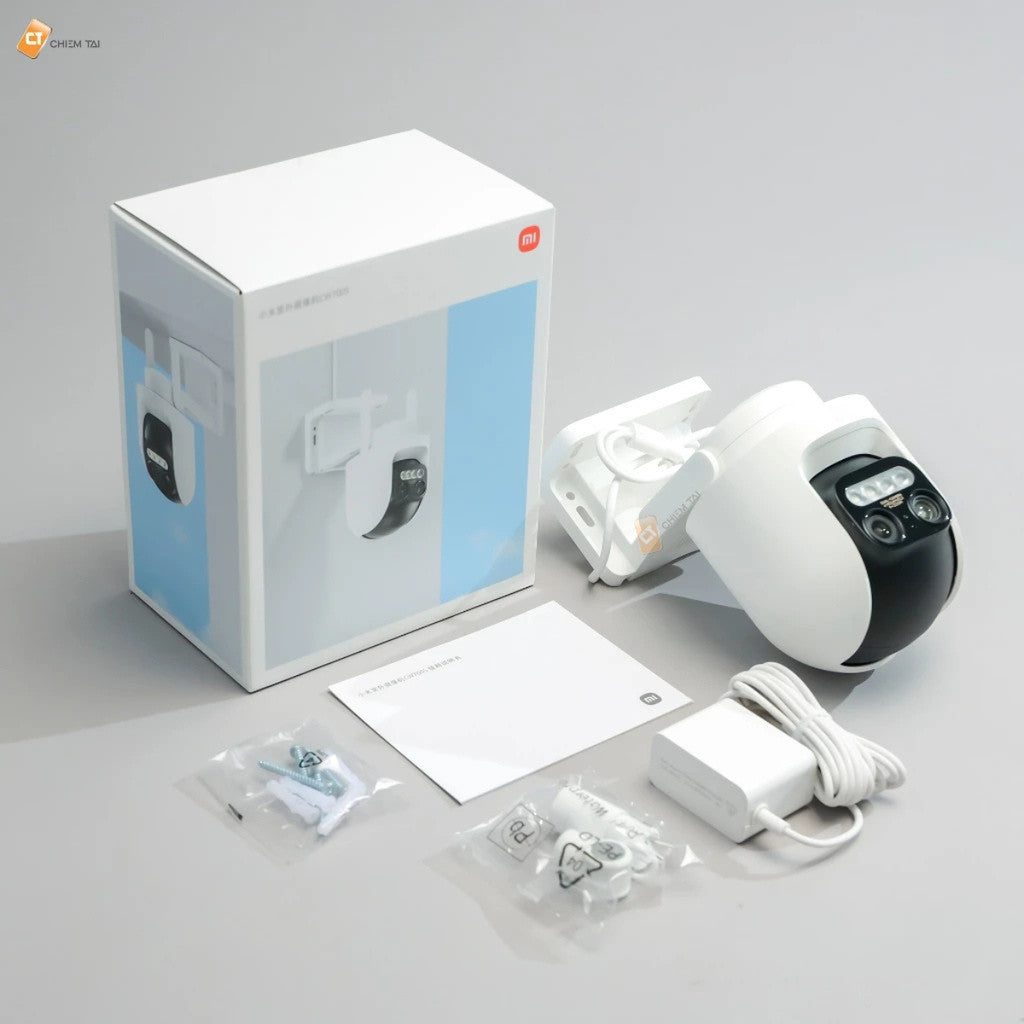 Xiaomi Outdoor Camera CW700S Dual กล้องวงจรปิด 2 เลนส์ กันน้ำกันฝุ่น ภาพสีในกลางคืน AI ตรวจจับรุ่นใหม่