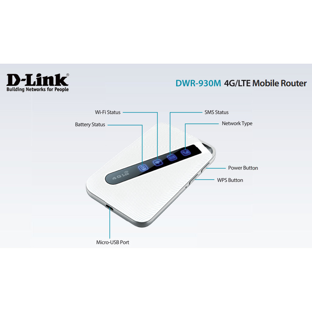 D-LINK DWR-930M 4G MOBILE ROUTER เร้าเตอร์พกพาใส่ซิม