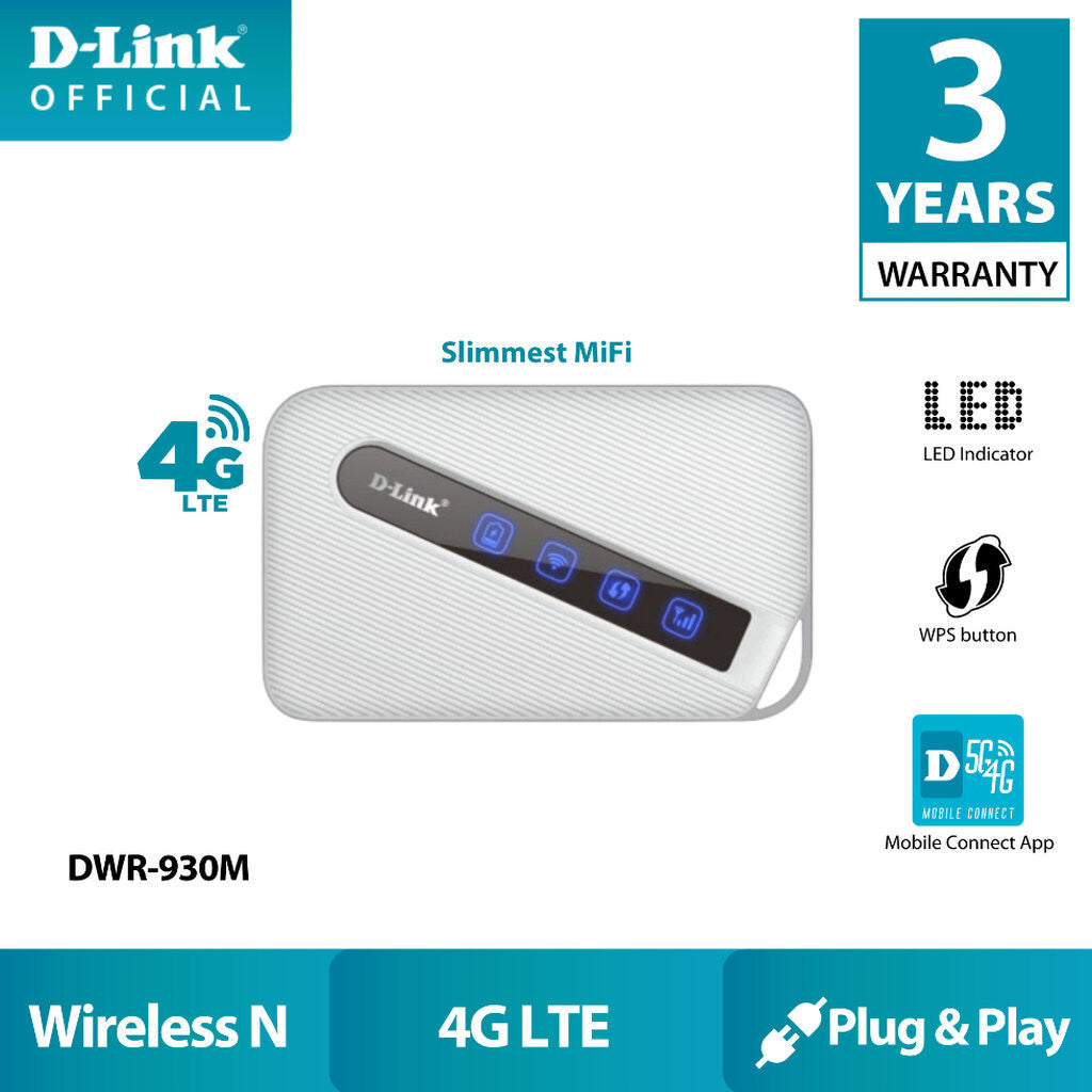 D-LINK DWR-930M 4G MOBILE ROUTER เร้าเตอร์พกพาใส่ซิม