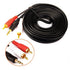 NAVA IT สาย AUX 3.5MM TO RCA สาย AUDIO 1 ออก 3 CABLE 1.5/3/5/10/15/20 เมตร ประกัน 1 ปี