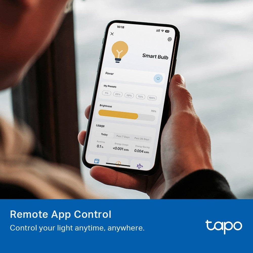 TAPO L520E ขั้ว E27 LIGHT BULB หลอดไฟอัจฉริยะ เปิด/ปิดผ่านแอพได้