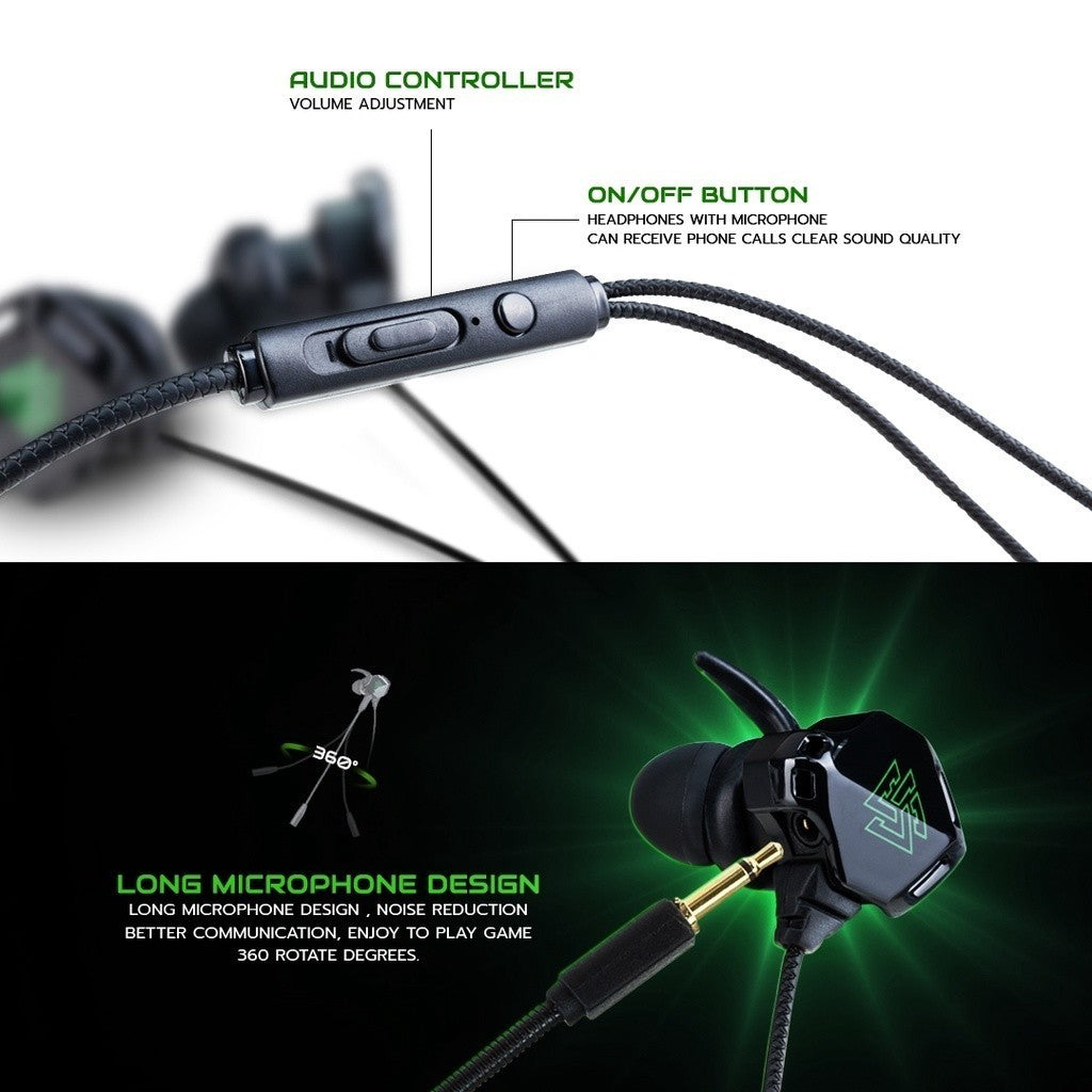 EGA TYPE E4 IN EAR EARPHONE GAMING หูฟังอินเอียร์ หูฟังเกมมิ่ง