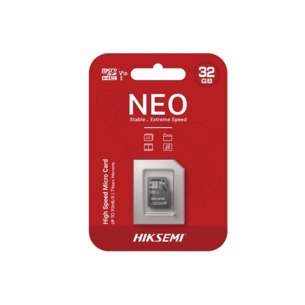 HIKSEMI microSD (ไมโครเอสดี)  32GB NEO C1 92/40MB/s (HS-TF-C1 32G)