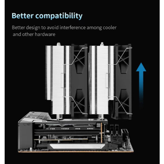 Segotep CPU Air Cooler (พัดลมซีพียู) FZ6 Pro รับประกันการใช้งาน 1 ปี