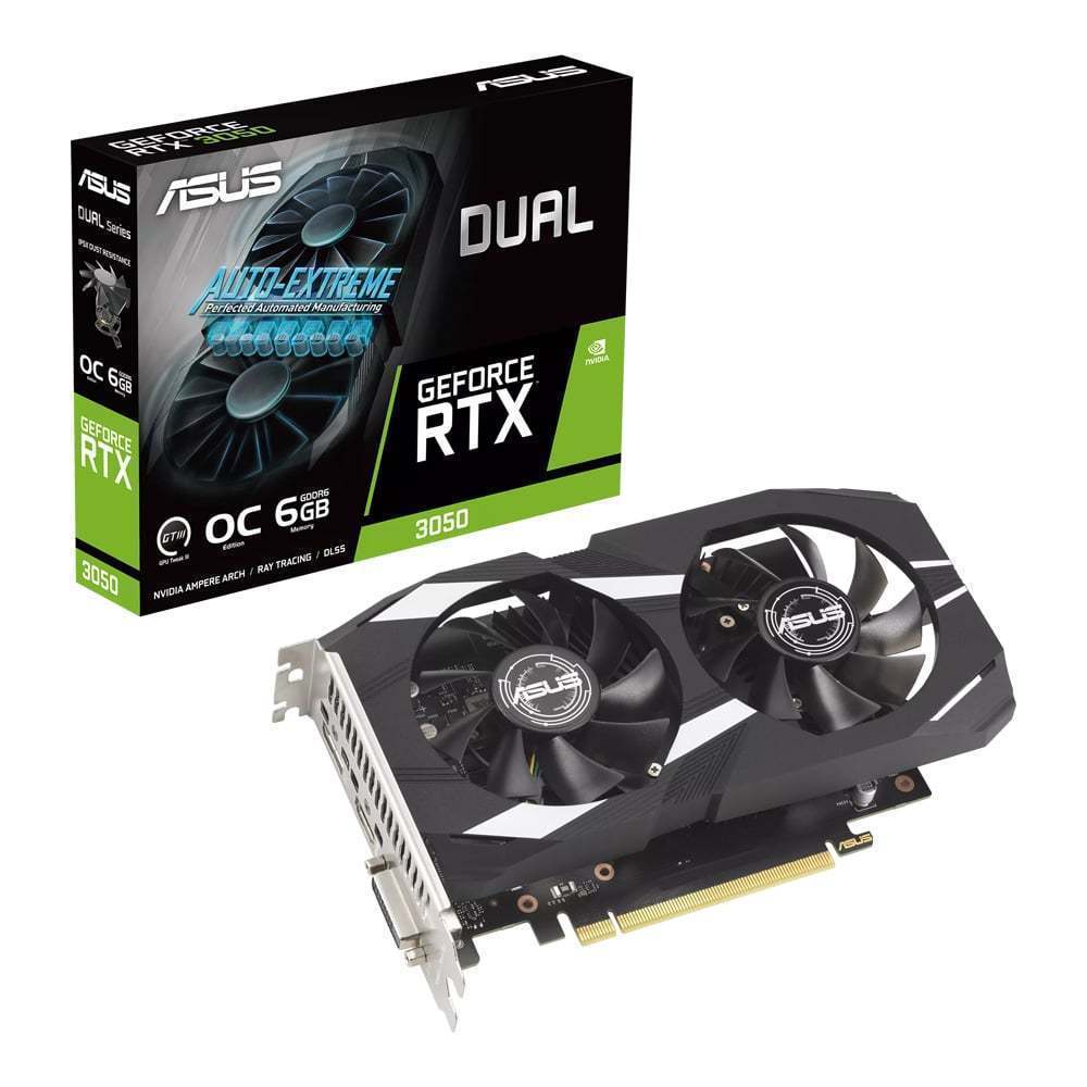 ASUS VGA (การ์ดจอ) DUAL RTX 3050 6G OC GDDR6 รับประกัน 3 ปี