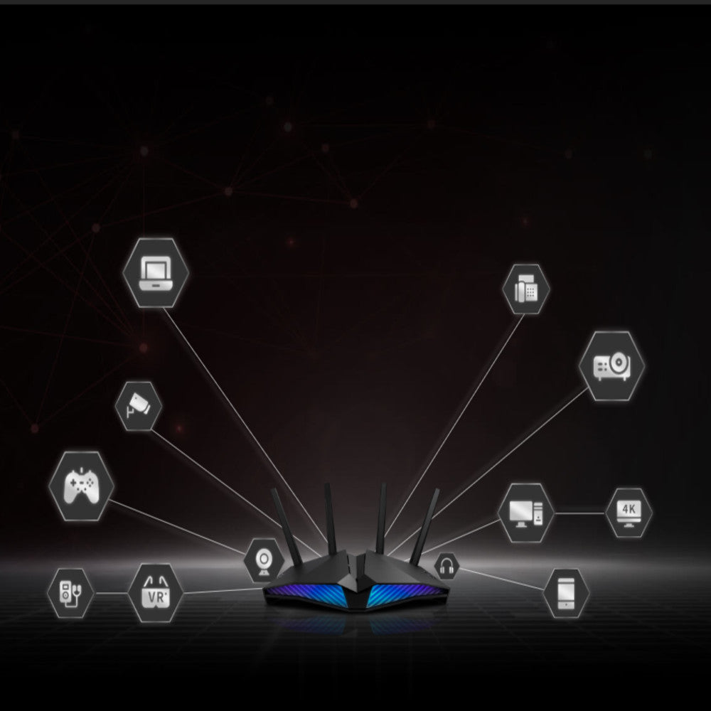 ASUS RT-AX82U GAMING ROUTER  DUAL WI-FI 6 รับประกัน 3 ปี