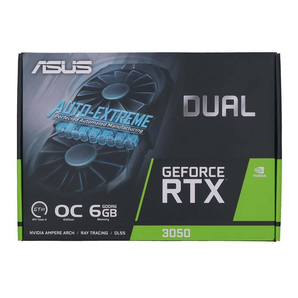 ASUS VGA (การ์ดจอ) DUAL RTX 3050 6G OC GDDR6 รับประกัน 3 ปี