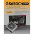 DarkFlash PSU อุปกรณ์จ่ายไฟ  GS650C-K / GS750C-K GS-C Series 80 Plus Bronze ATX รับประกัน 3 ปี