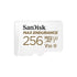 SANDISK microSD (ไมโครเอสดีการ์ด) SDSQQVR 256GB MAX ENDURANCE UHS-I, C10, U3, V30 Warranty 15 Years