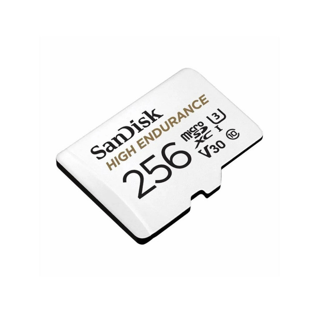 SANDISK microSD (ไมโครเอสดีการ์ด) SDSQQVR 256GB MAX ENDURANCE UHS-I, C10, U3, V30 Warranty 15 Years