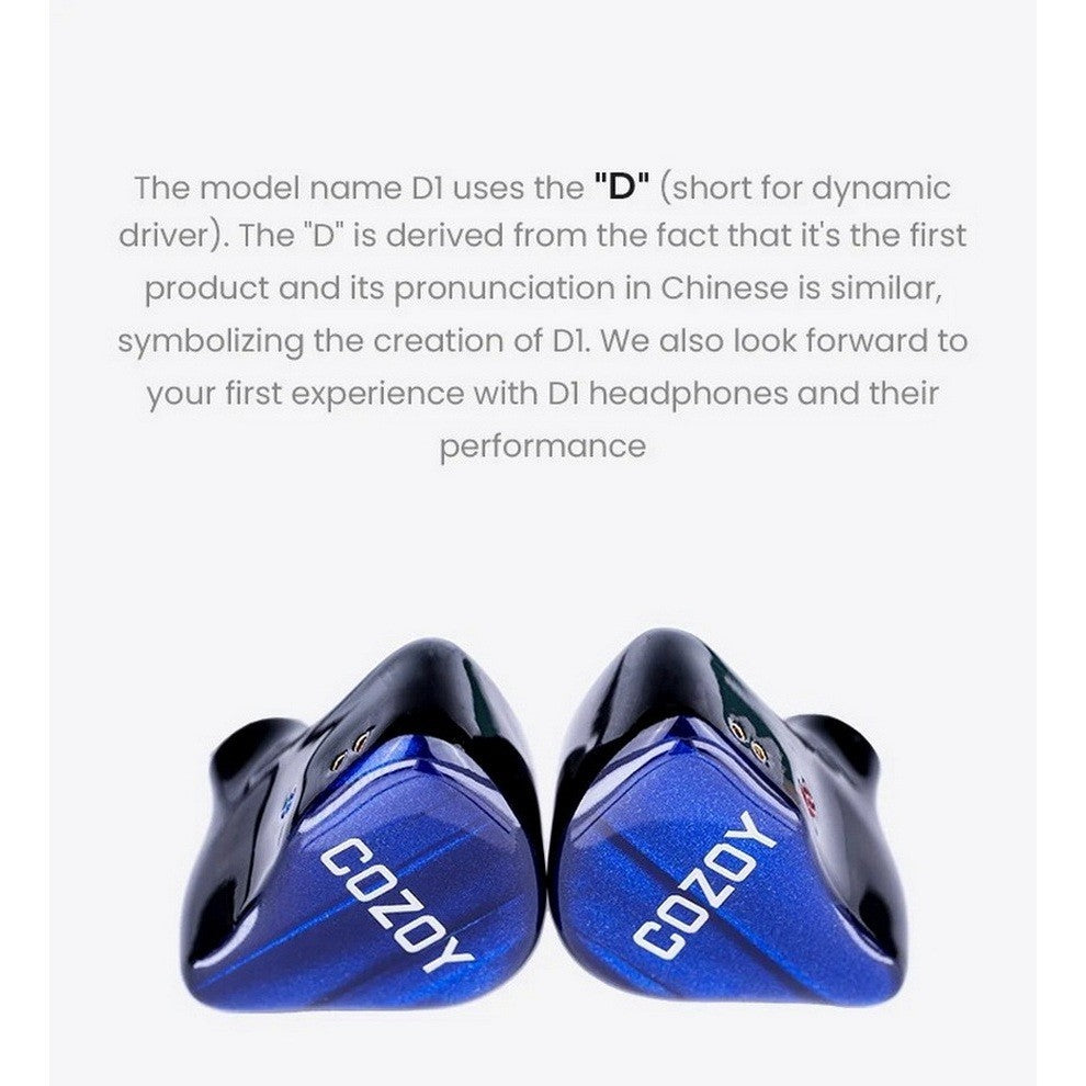 Cozoy D1 หูฟัง IEMs  ไดรเวอร์ Dynamic หูฟังเกมมิ่ง รับประกัน 1 ปี