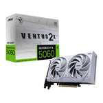 VGA การ์ดจอ MSI RTX 5060 8G VENTUS 2X OC Black/White รับประกัน 3 ปี