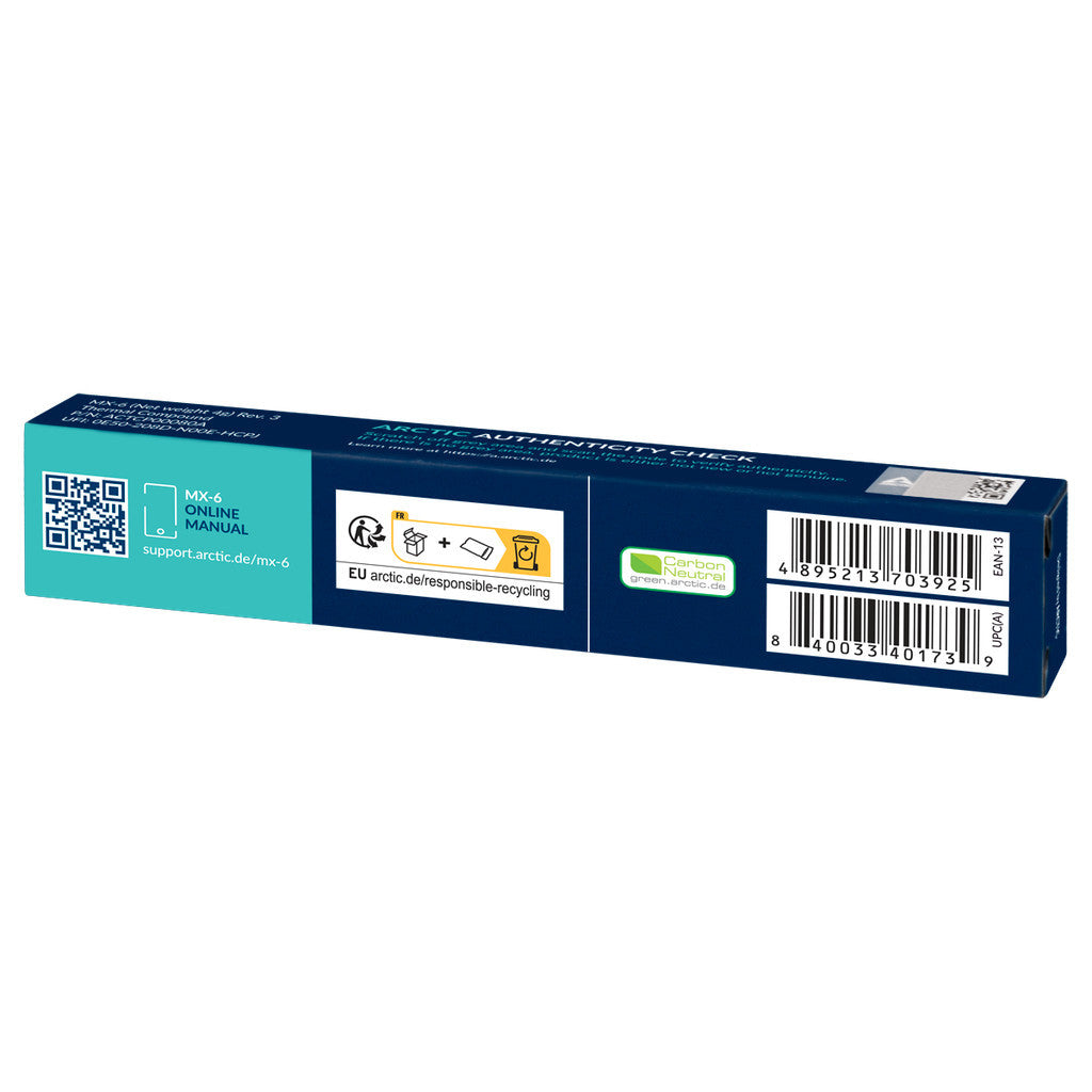 Arctic ซิลิโคน MX-6 2g/4g Thermal compound