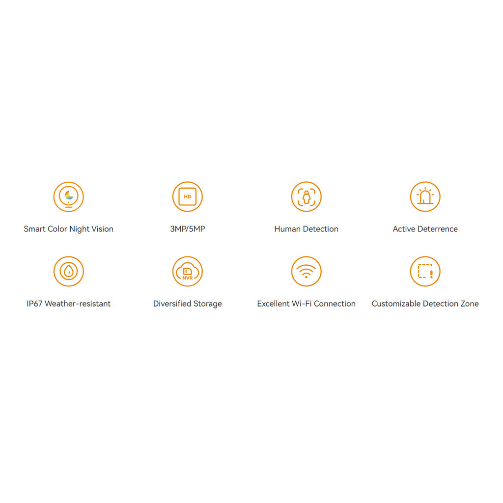 IMOU BULLET 2E 3MP กล้องวงจรปิดภายนอก มีการตรวจจับมนุษย์