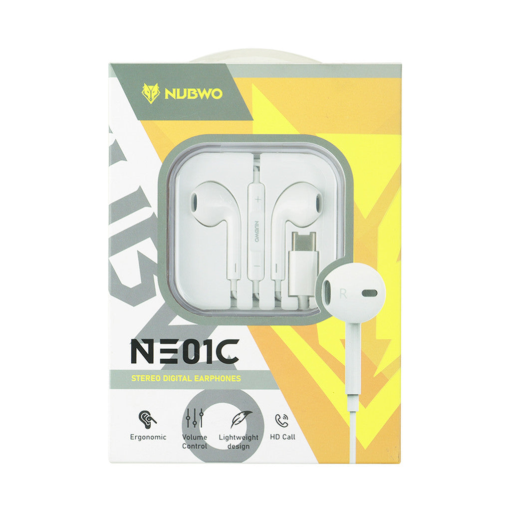 NUBWO NE01C หูฟัง earphones รุ่น ne01C