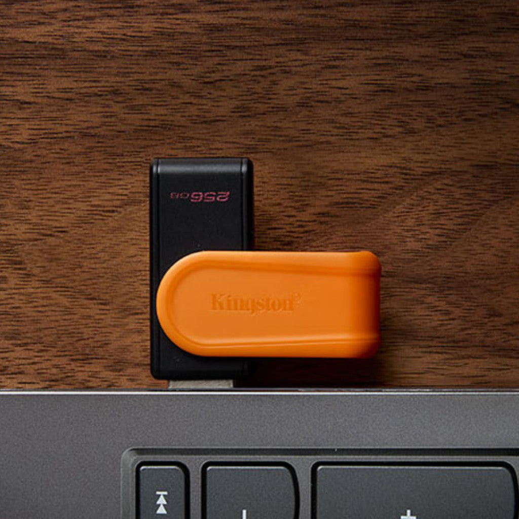 Kingston Flash Drive (แฟลชไดร์ฟ) DTXS 64GB USB 3.2 Gen 1 Black Warranty 5 Years