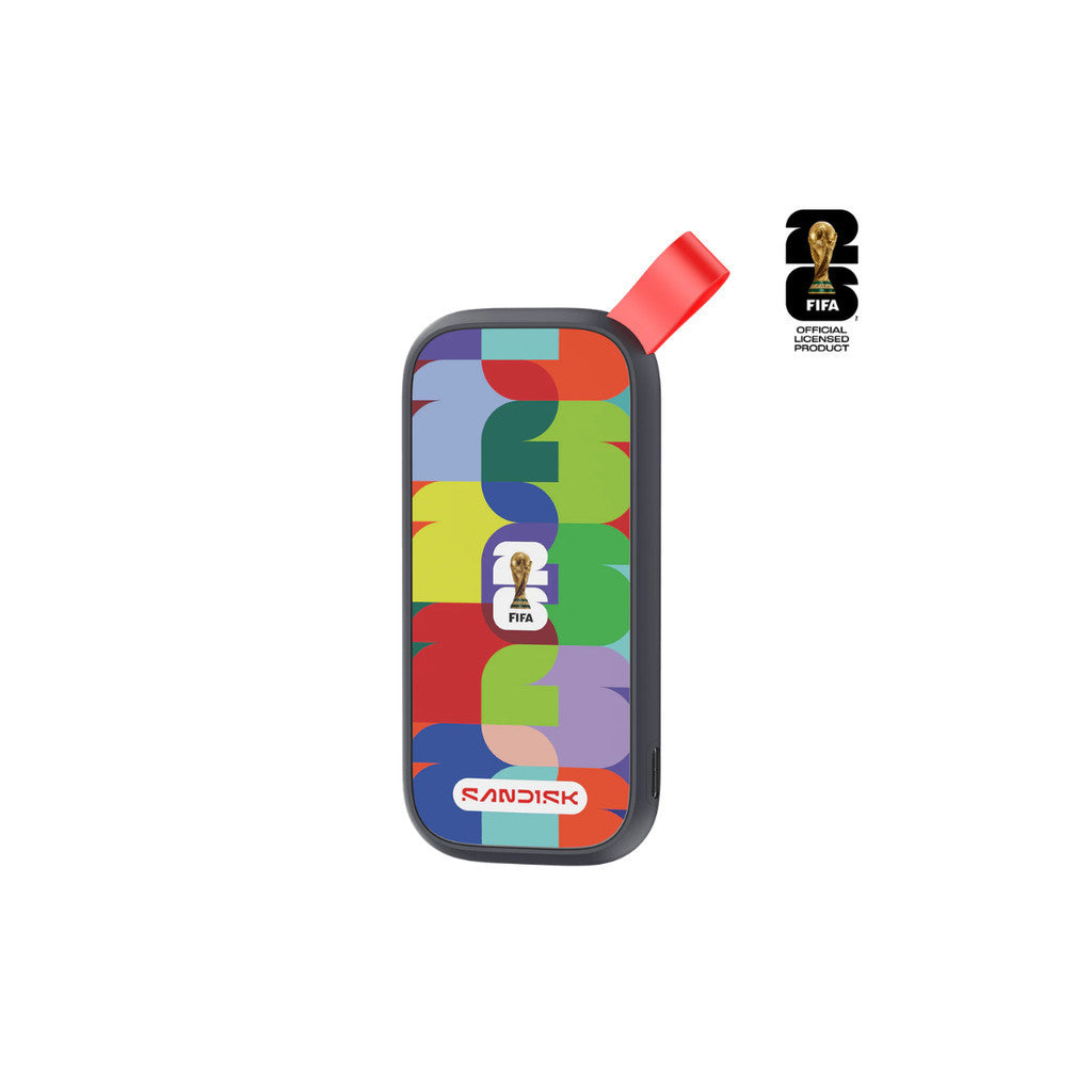 SANDISK External SSD (เอสเอสดีพกพา) FIFA World Cup 2026 Edition 1TB USB 3.0 Gen 2 Warranty 3 Years